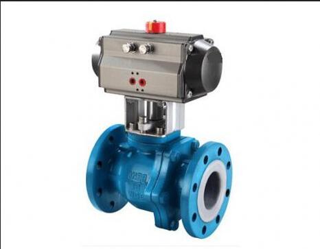 氣動襯氟球閥 氣動襯氟球閥